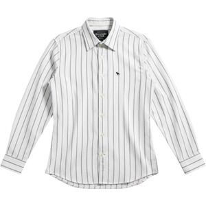 Vintage Y2K Abercrombie & Fitch Muscle Fit Striped Shirt Men's L Moose